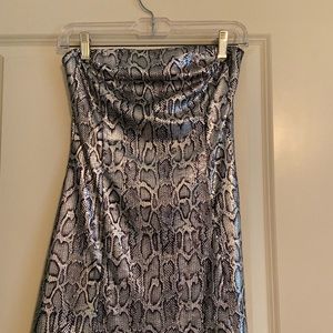 Sequin Strapless Dress